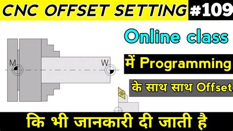 cnc machine setting hindi|offset of cnc machine in hindi .